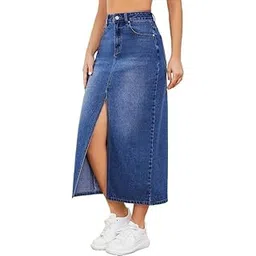 chalodia Women's High-Waist Flowy Midi Skirt | Elegant A-Line Fit | Office to Weekend Wear | Stylish & Comfortable-picture-49