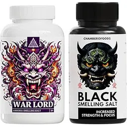 Chamberofgods Warlord Smelling Salt & Black Salt Bundle | Ammonia Smelling Salt for Powerlifting & Gym | Smelling Salts for Gym Athletes-picture-21