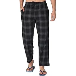 champa Men's Multicolor Checkered Comfort Night Western Global Desi Wear Pyjama Pant-picture-30