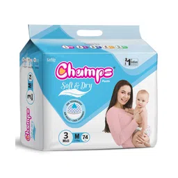 Champs Soft & Dry Diaper Pants Medium Size - 74 Pieces-picture-27