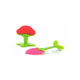 CHANAK 2Pcs Textured BPA-Free 100% Food-Grade Silicone Fruit Teethers-picture-31