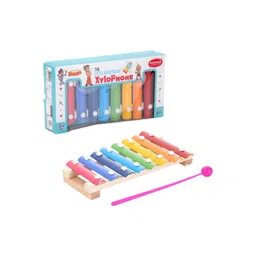 CHANAK Kids Wooden & Steel Little Xylophone Musical Toys-picture-37