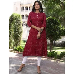 Chandbaali Bandhani Printed Straight Kurta-picture-20