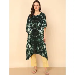 Chandbaali Women Dyed Kaftan Kurti-picture-39