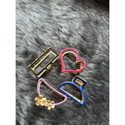 CHANDERKASH Assorted Set Of 4 Claw Clip-picture-11