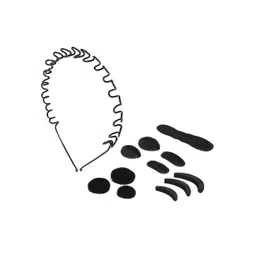 CHANDERKASH Women Set of 12 Black Hair Accessory-picture-38