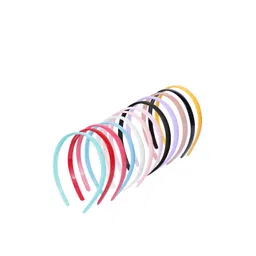 CHANDERKASH Women Set of 12 Solid Hairbands-picture-37