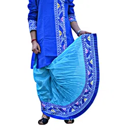 Chandra Jamdani Border Ready To wear Solid Men Dhoti-picture-11