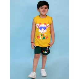 CHANDRIKA Boys Mustard Clothing Set-picture-16