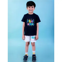 CHANDRIKA Boys Navy Blue Clothing Set-picture-30