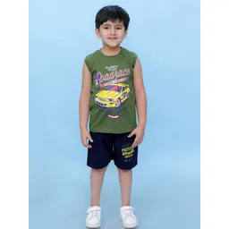 CHANDRIKA Boys Olive Clothing Set-picture-46