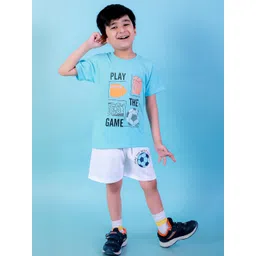 CHANDRIKA Kids-Boys Blue Clothing Set-picture-11