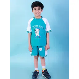 CHANDRIKA Kids-Boys Green Clothing Set-picture-31