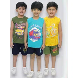 CHANDRIKA Kids-Boys Multi Clothing Set-picture-10