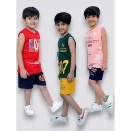 CHANDRIKA Kids-Boys Multi Clothing Set image 2