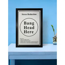 Chaque Decor Black 1 Piece Wood Abstract Wall Paintings-picture-15