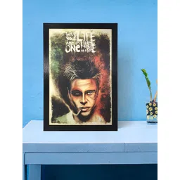 Chaque Decor Black & Off White 1 Piece Wood Abstract Wall Paintings-picture-11