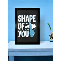 Chaque Decor Black & White 1 Piece Wood Abstract Wall Paintings-picture-40