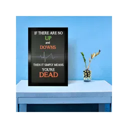 Chaque Decor Black & White 1 Piece Wood Abstract Wall Paintings-picture-28