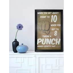 Chaque Decor Green & White 1 Piece Wood Abstract Wall Paintings-picture-21