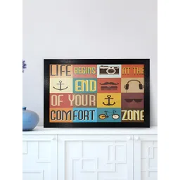 Chaque Decor Red & Brown 1 Piece Wood Abstract Wall Paintings-picture-38