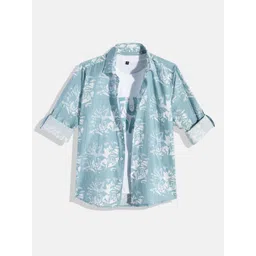 CHARCHIT Boys Comfort Abstract Printed Casual Shirt with Tshirt-picture-26