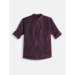 CHARCHIT Boys Comfort Embroidered Pure Cotton Casual Shirt-picture-34