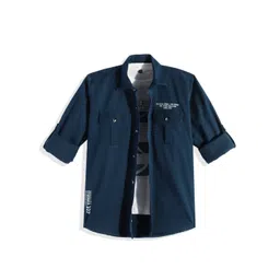 CHARCHIT Boys Comfort Printed Casual Shirt with T-Shirt-picture-23