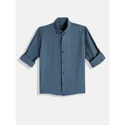 CHARCHIT Boys Comfort Textured Pure Cotton Casual Shirt-picture-35