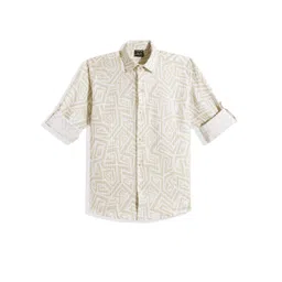 CHARCHIT Boys Comfort Textured Pure Cotton Casual Shirt-picture-27