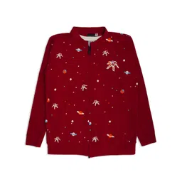 CHARCHIT Boys Conversational Printed Pure Cotton Sweatshirt With T-shirt-picture-15