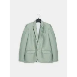 Charchit Boys Green Cotton Comfort Fit Blazers & T-Shirt-picture-14