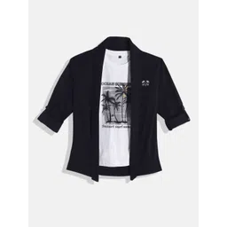 CHARCHIT Boys Printed T-shirt With Shrug-picture-45