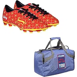 Charged Sports Bag Bouclier Follow Me Senior Purple with Gowin Football Shoe Country Color Spain Size-2-picture-22