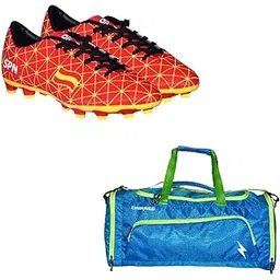 Charged Sports Bag Superlight Blue With Gowin Football Shoe Country Color Spain Size-2-picture-28