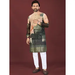CHARLOTTE GRACIOUS Men Printed Kurta-picture-10