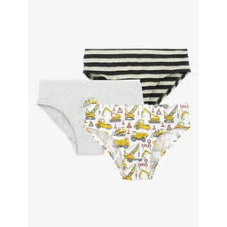 Charm n Cherish Boys Pack of 3 Pure Cotton Basic Briefs BWBRI36-picture-28