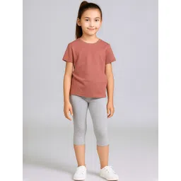 Charm n Cherish Girls Three-Fourth Length Leggings-picture-37