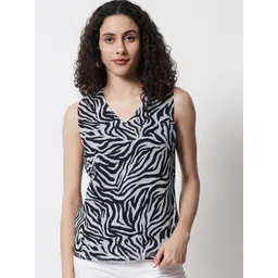 CHARMGAL Animal Printed V-Neck Top-picture-25