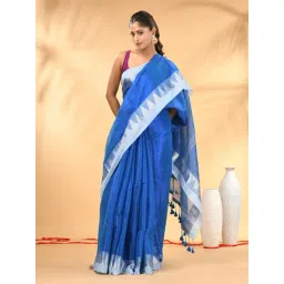 Charukriti Blue Embellished Saree-picture-10