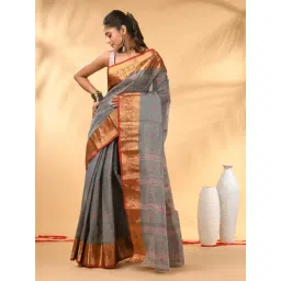 Charukriti Grey Embellished Saree-picture-47