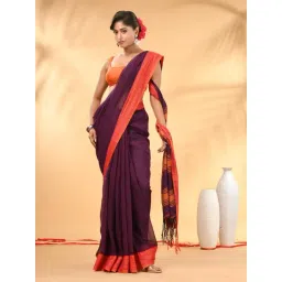 Charukriti Purple Embellished Saree-picture-33