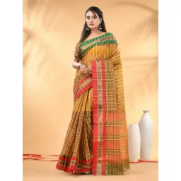 Charukriti Yellow & Green Embellished Saree-picture-43