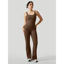 Cheekee Women Scoop Neck Sleeveless Style Back Basic Jumpsuit-picture-29