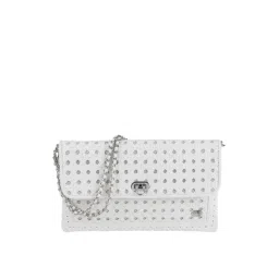 Cheemo White Textured Medium Sling Handbag-picture-41