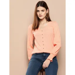 Chemistry Bishop Sleeves Shirt Style Top-picture-14