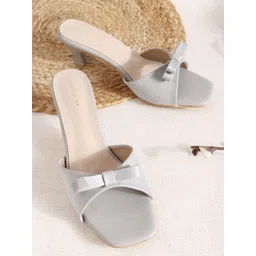 Chemistry Embellished PU Work Kitten Sandals-picture-34