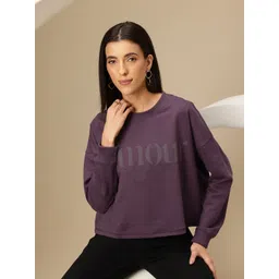 Chemistry Printed Drop-Shoulder Sweatshirt-image-7