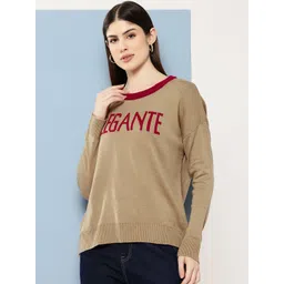 Chemistry Round Neck Typography Pullover-picture-10