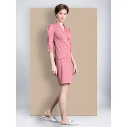 Chemistry Solid Georgette Blazer Dress-picture-30